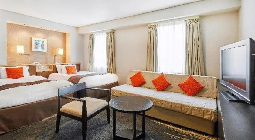 Bed in Akasaka Excel Hotel Tokyu