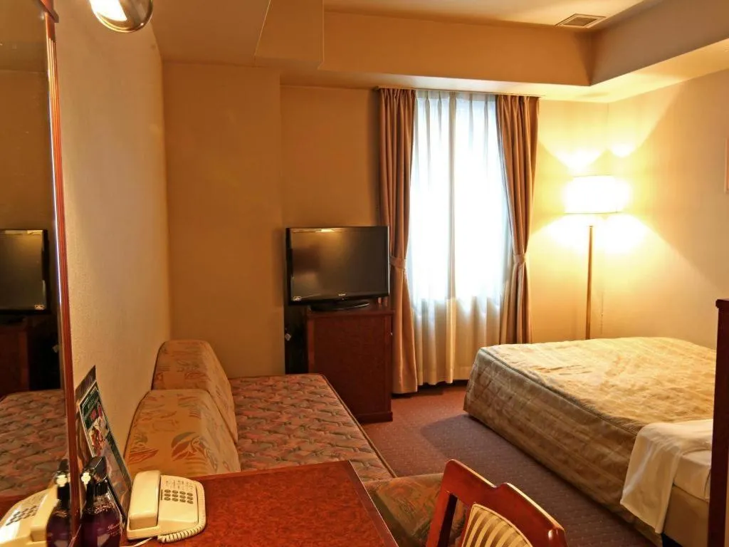 Bed in Hotel Ascent Fukuoka