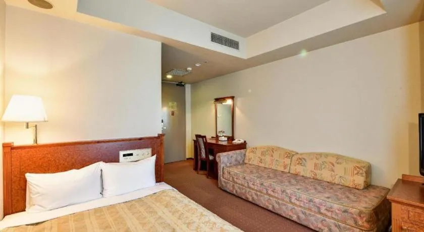 Bed in Hotel Ascent Fukuoka