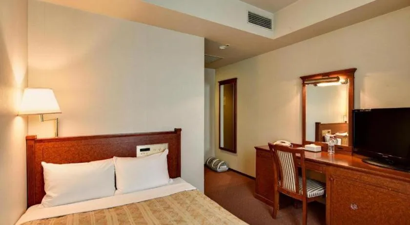 Bed in Hotel Ascent Fukuoka