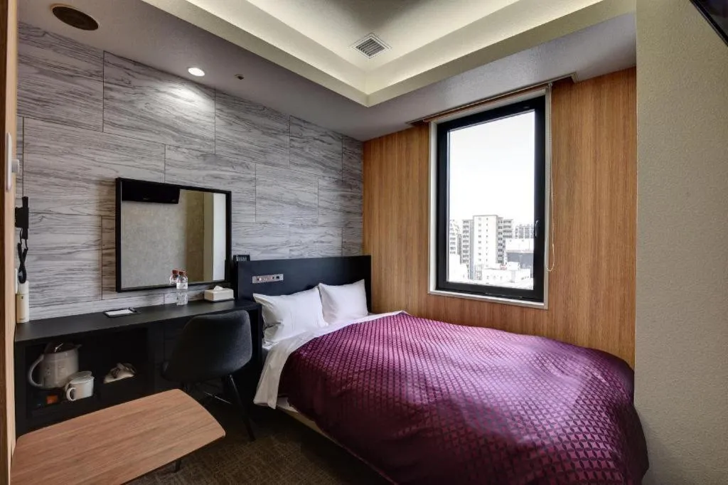 Bed in Hotel Ascent Fukuoka