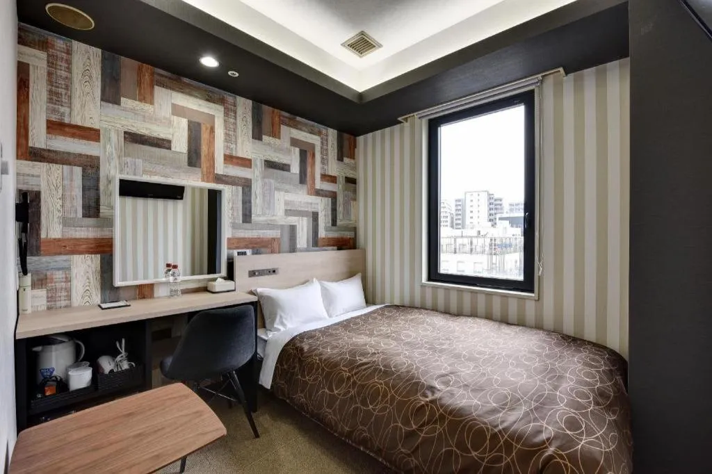 Bed in Hotel Ascent Fukuoka