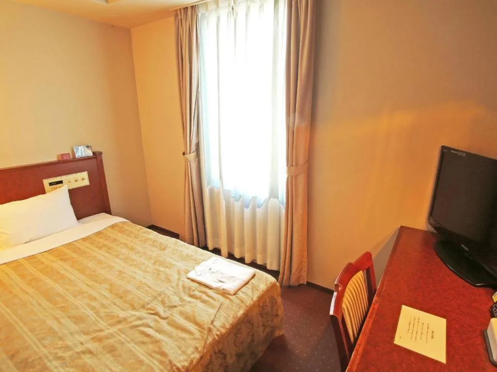 Bed in Hotel Ascent Fukuoka