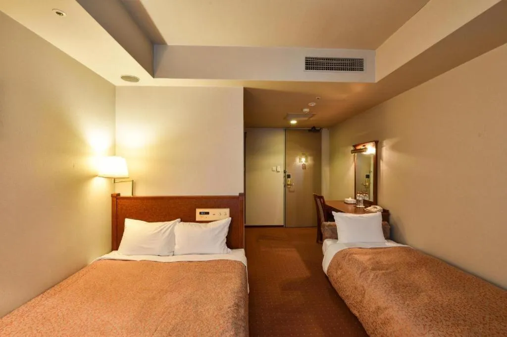 Bed in Hotel Ascent Fukuoka