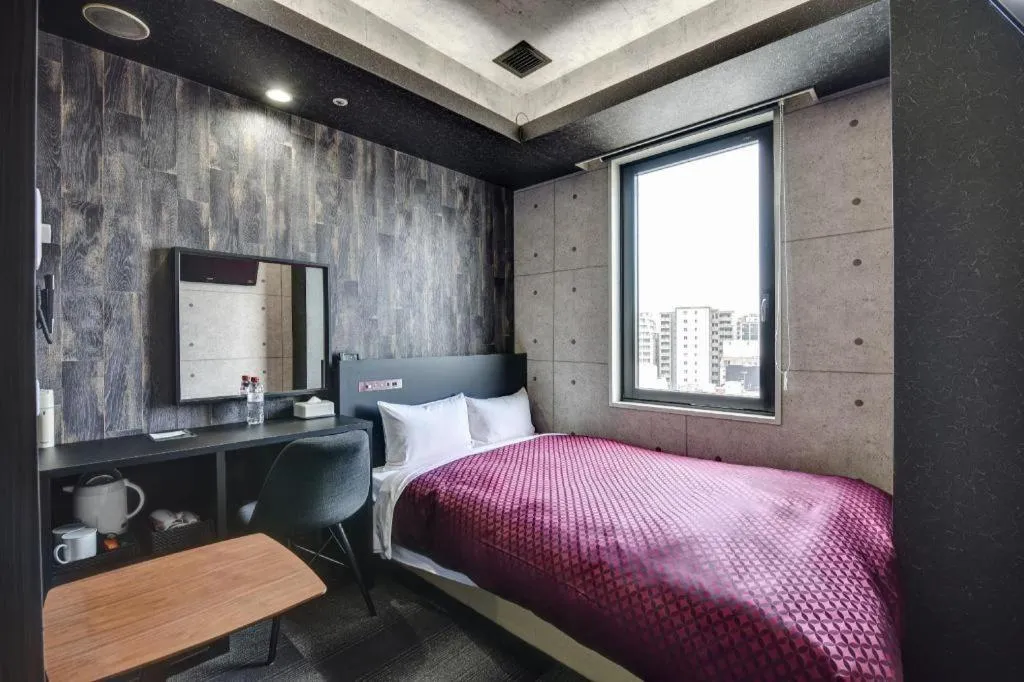 Bed in Hotel Ascent Fukuoka