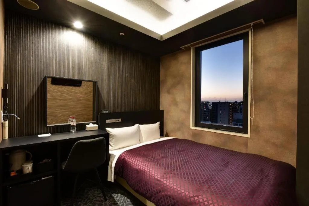 Bed in Hotel Ascent Fukuoka