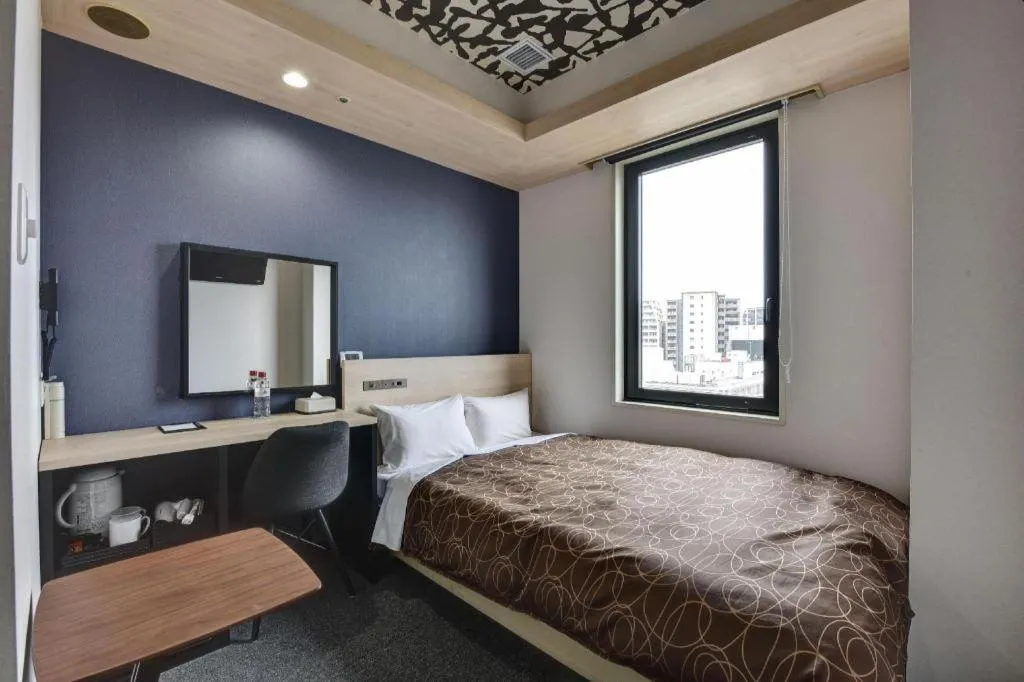 Bed in Hotel Ascent Fukuoka