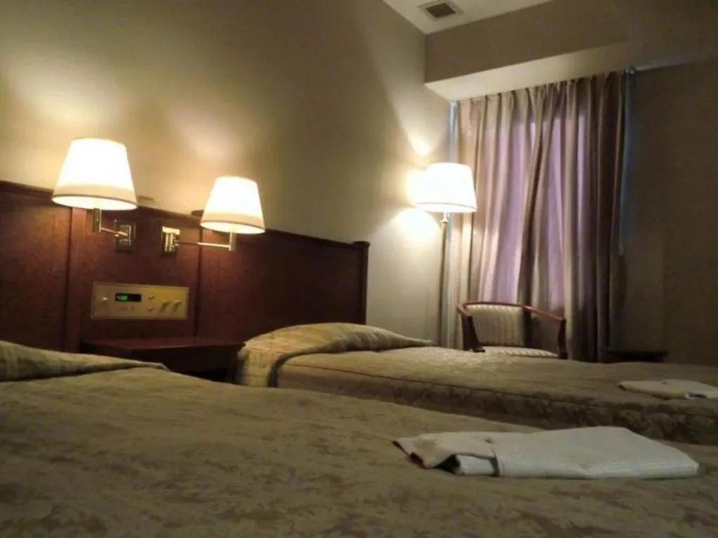 Bed in Hotel Ascent Fukuoka