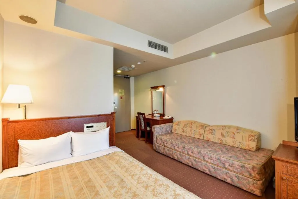 Bed in Hotel Ascent Fukuoka