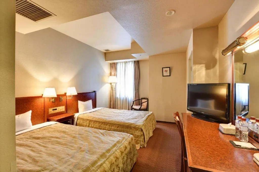 Bed in Hotel Ascent Fukuoka