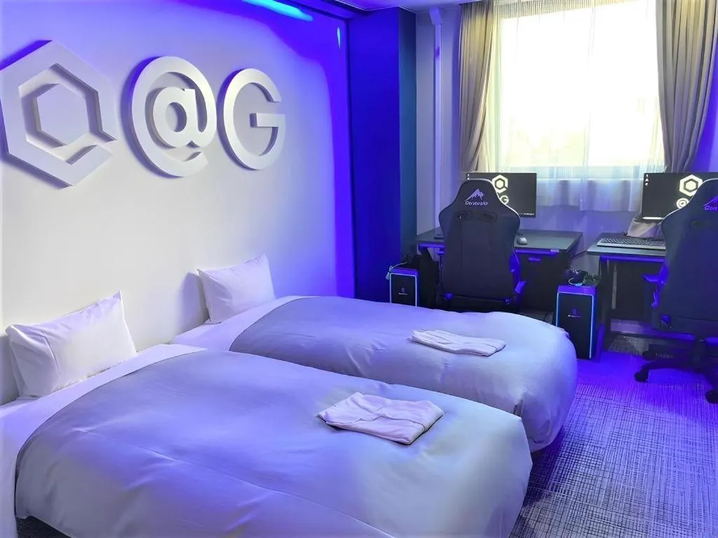 Bed in The Hamilton Sapporo Hotel