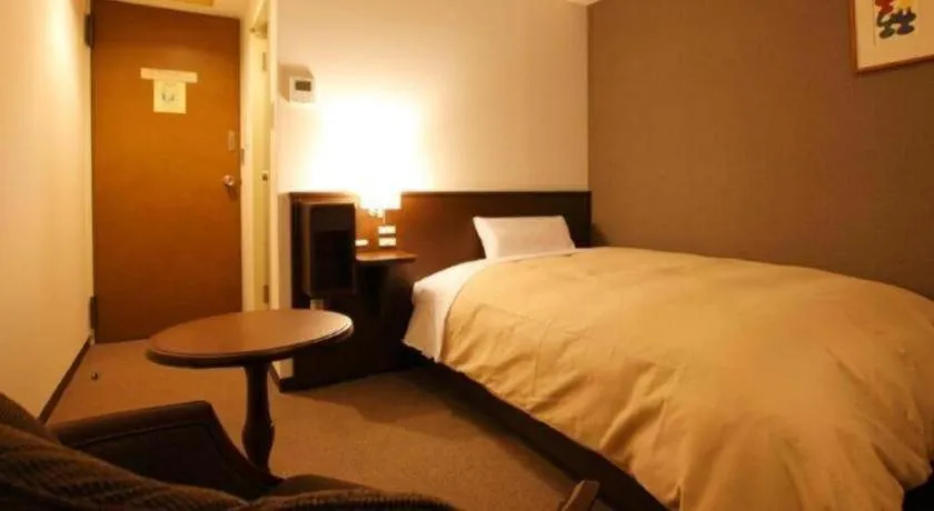 Bed in Hotel Park Side Hiroshima Peace Park