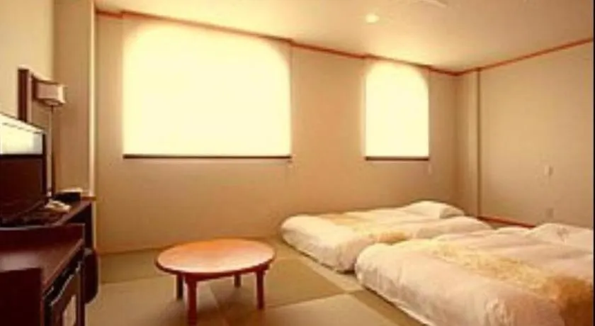 Bed in Hotel New Palace Aizuwakamatsu