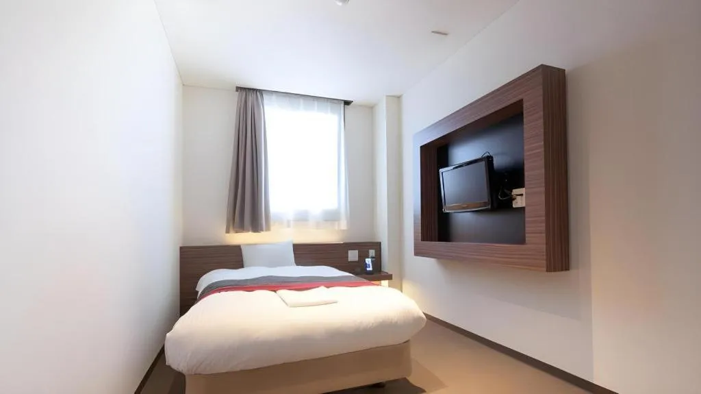 Bed in Hotel New Palace Aizuwakamatsu