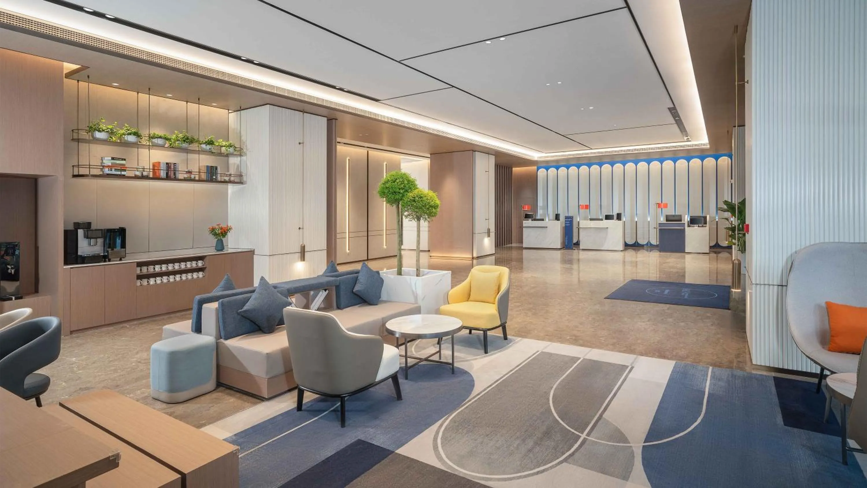 Lobby or reception in Holiday Inn Express Xi'an Fengdong by IHG