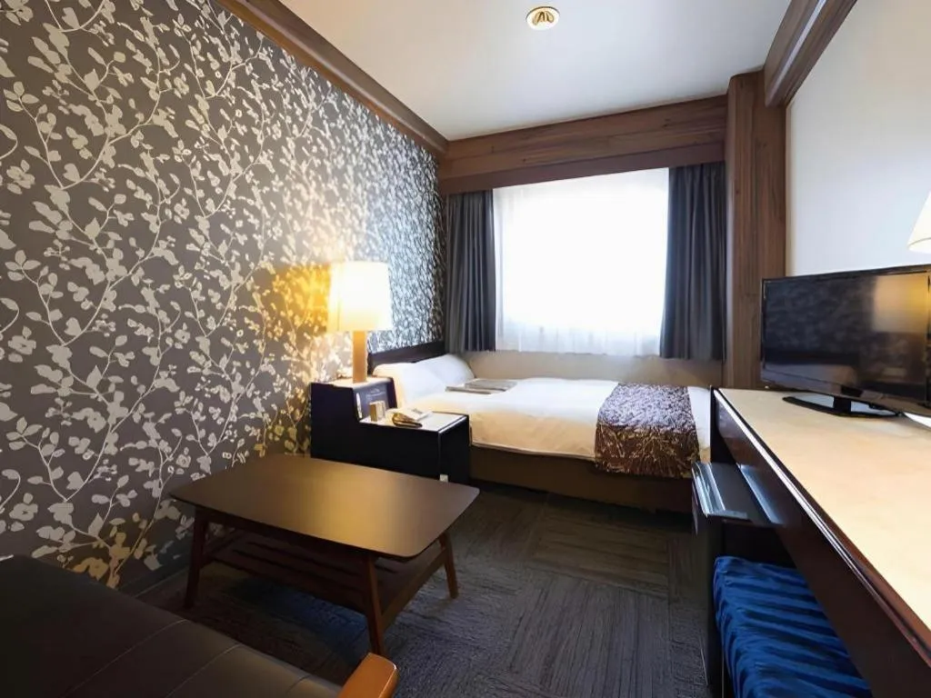 Bed in Hotel Anesis Seto-Ohashi