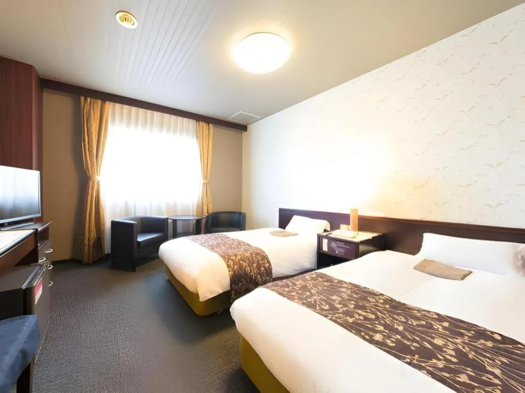 Bed in Hotel Anesis Seto-Ohashi