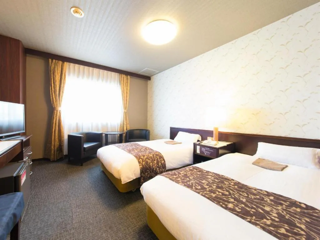 Bed in Hotel Anesis Seto-Ohashi