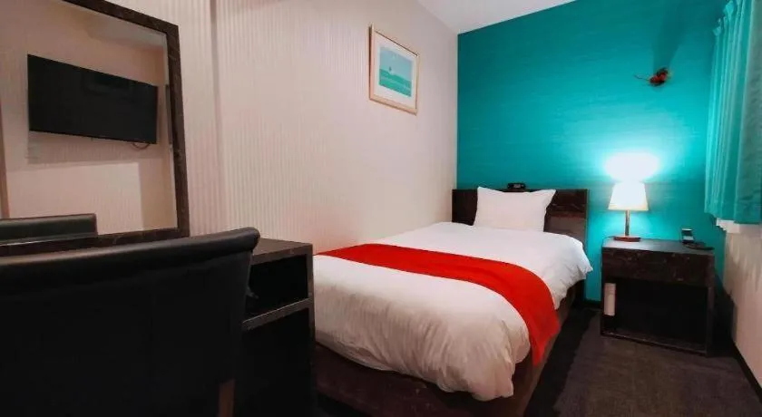 Bed in Hotel Bougainvillea Akebonobashi