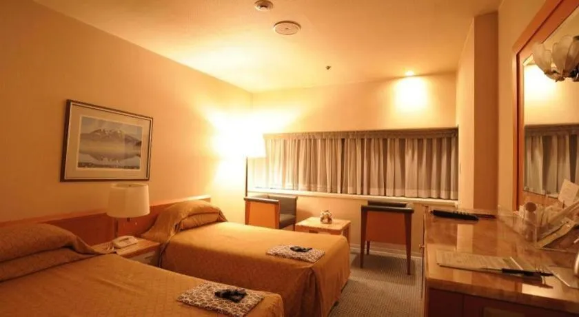 Bed in Gunma Royal Hotel