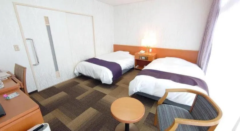 Bed in Kokura Recent Hotel