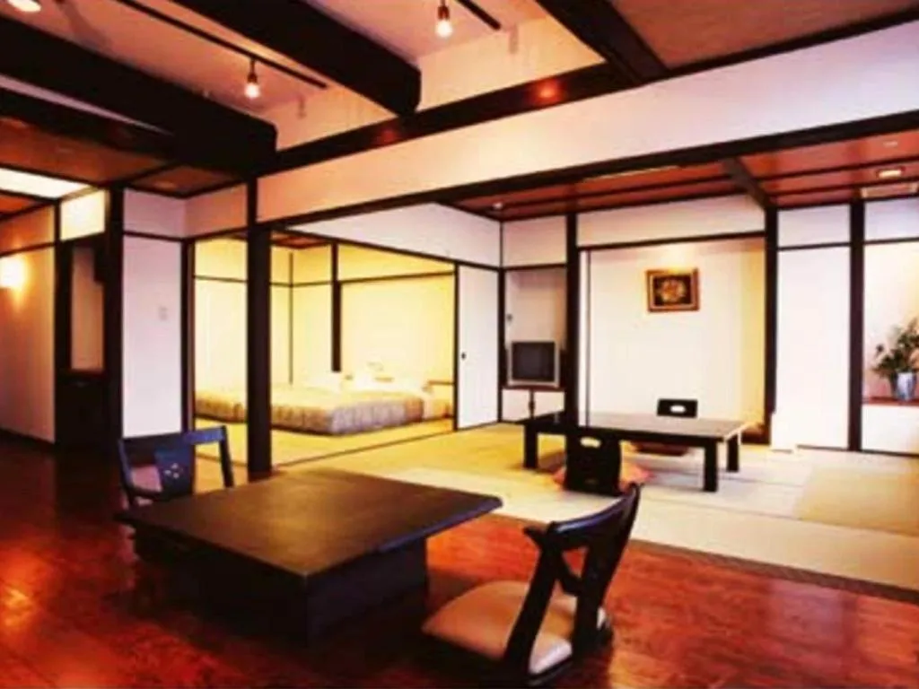 Bed in Kannawa Onsen Hotel Sansuikan