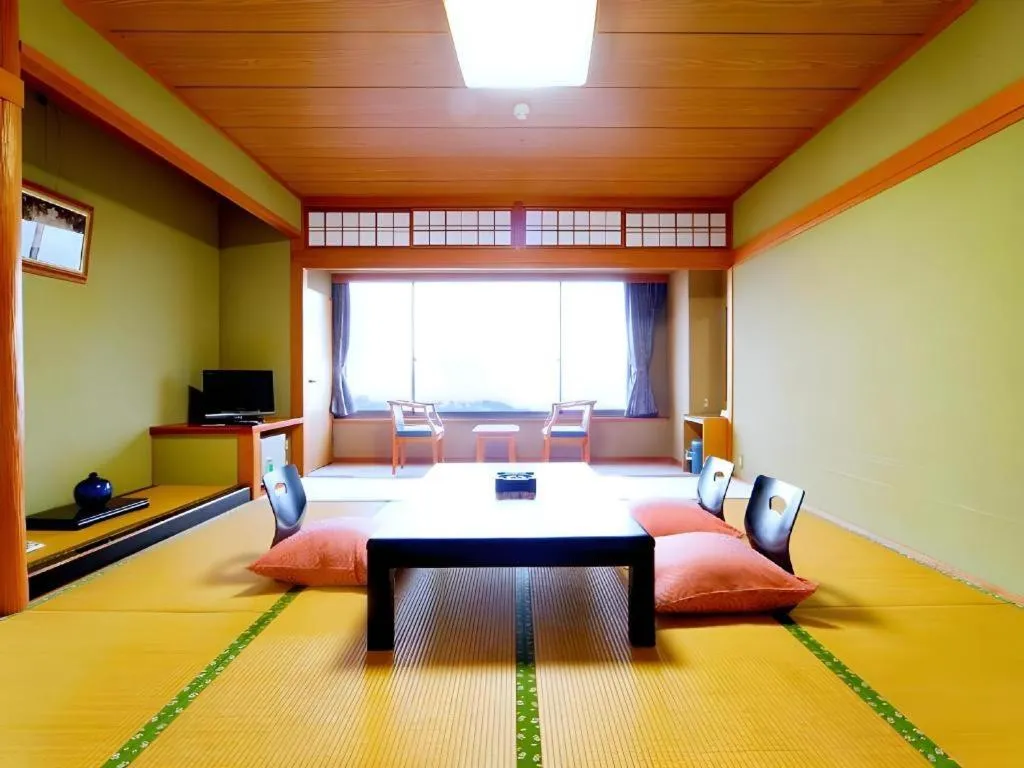 Bed in Kannawa Onsen Hotel Sansuikan