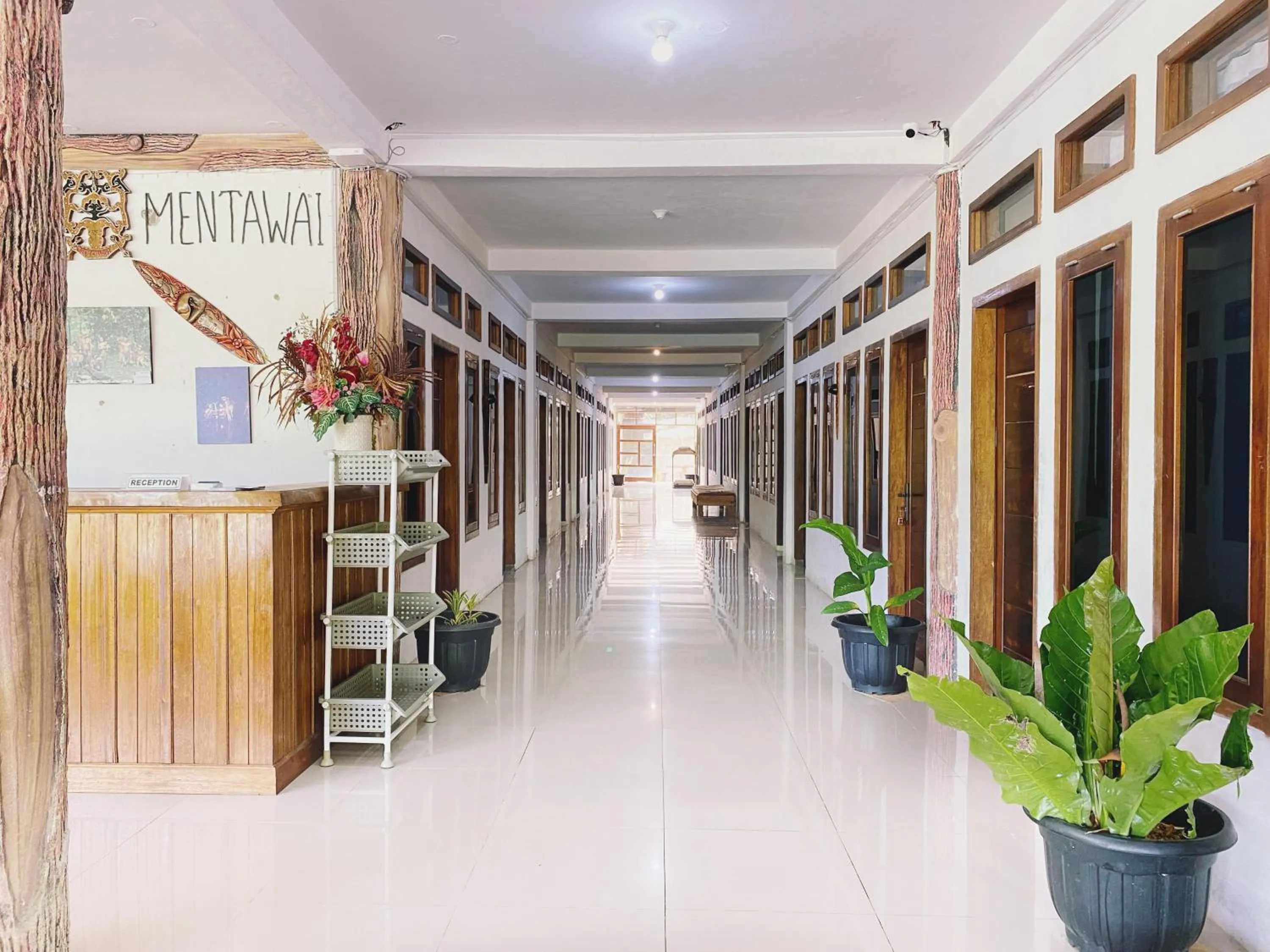 Lobby or reception in Bujai Mentawai Griya Hotel