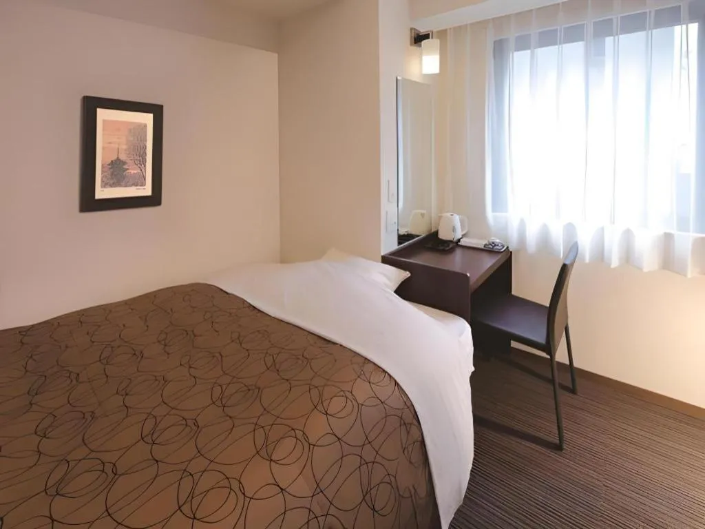 Bed in Hotel-Kyoto Base