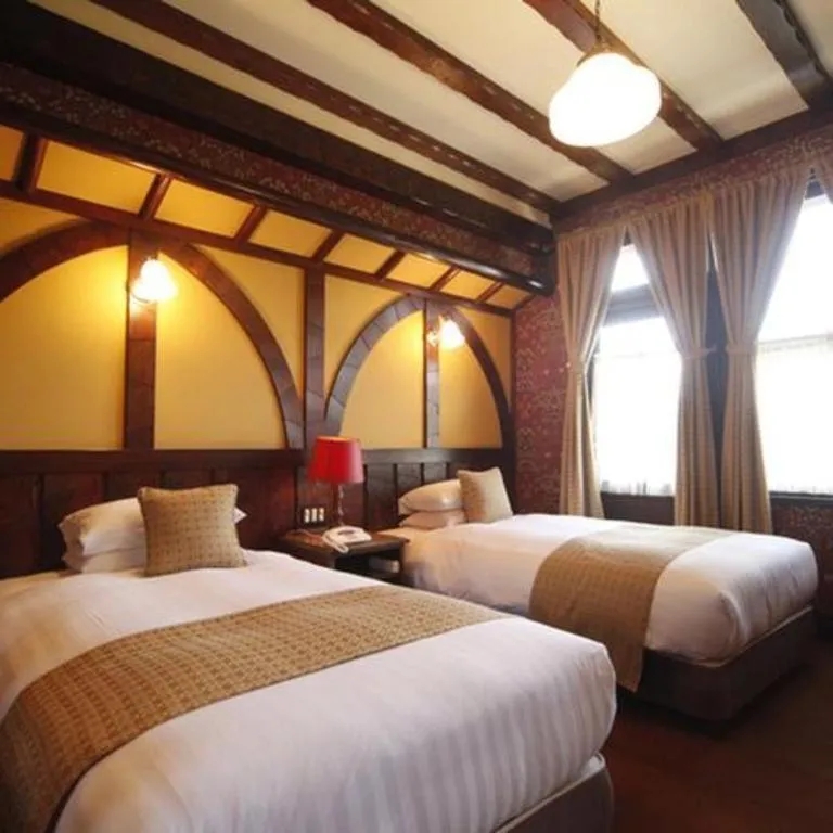 Bed in Unzen Kanko Hotel