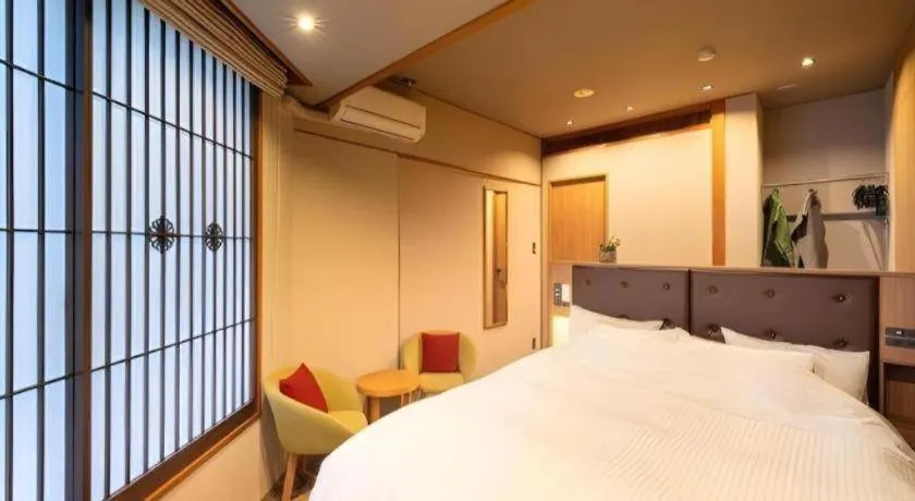 Bed in Hotel Matsumotoro