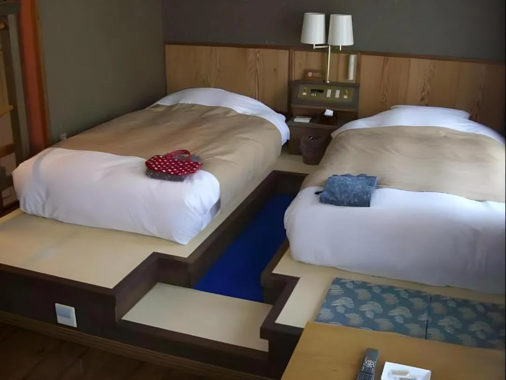 Bed in Auberge Kitano Dandan