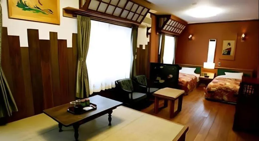 Bed in Auberge Kitano Dandan