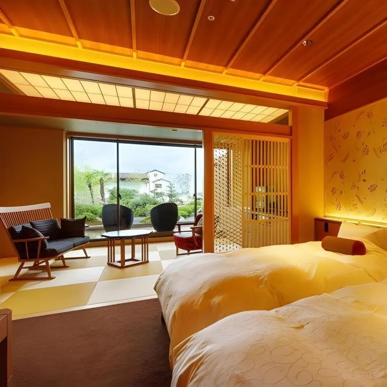 Bed in Shiratamano Yu Senkei