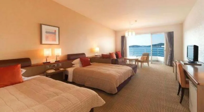 Bed in Hotel Harvest Hamanako