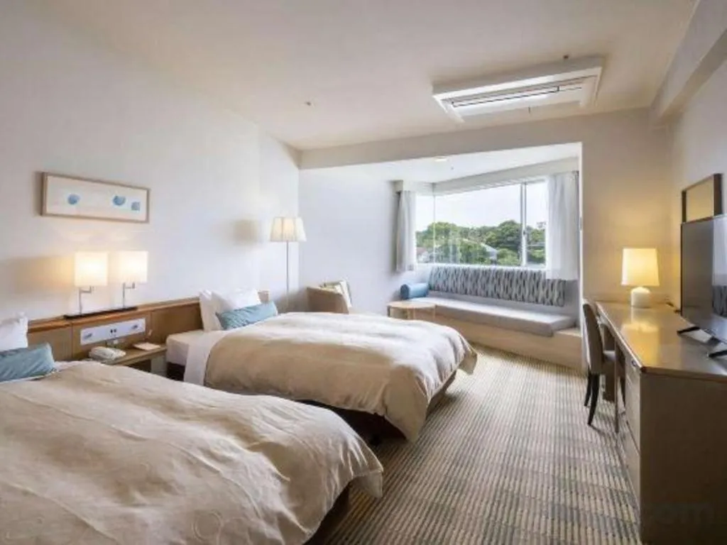 Bed in Hotel Harvest Hamanako