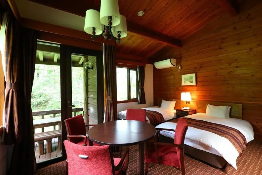 Bed in Hotel Harvest Tateshina