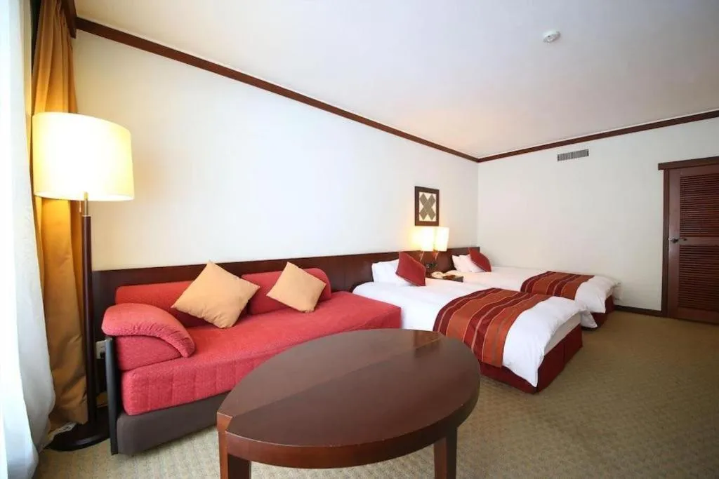 Bed in Hotel Harvest Tateshina