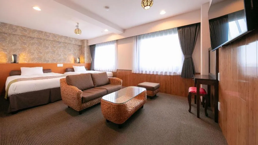 Bed in Green Hotel Yes Omihachiman