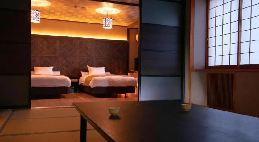 Bed in Green Hotel Yes Omihachiman