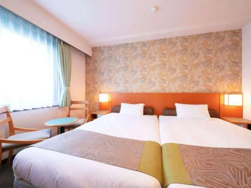 Bed in Green Hotel Yes Omihachiman