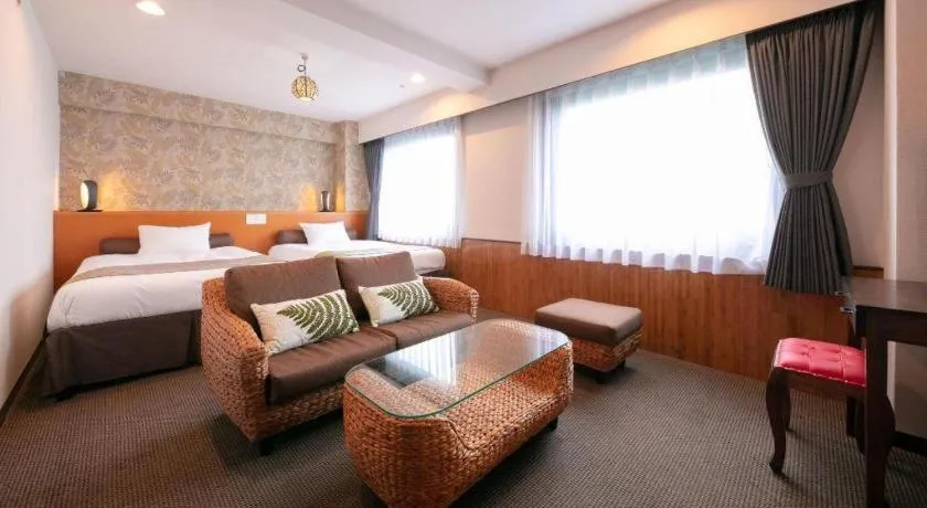 Bed in Green Hotel Yes Omihachiman