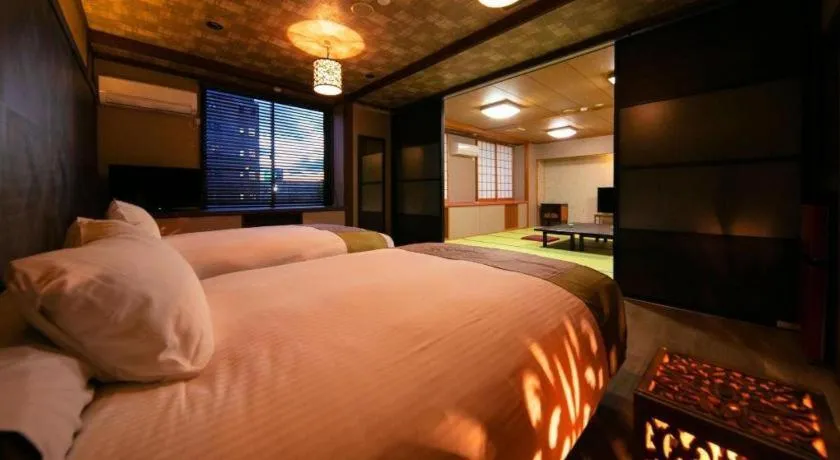 Bed in Green Hotel Yes Omihachiman