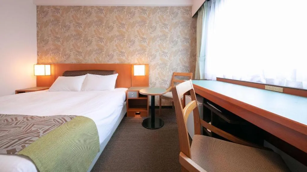 Bed in Green Hotel Yes Omihachiman