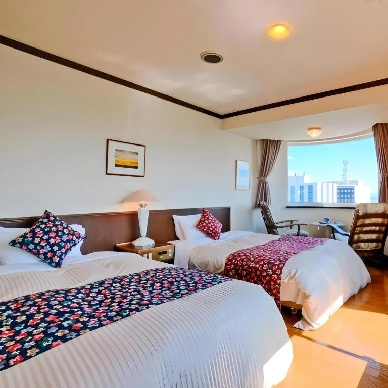 Bed in Otaru Furukawa Hotel