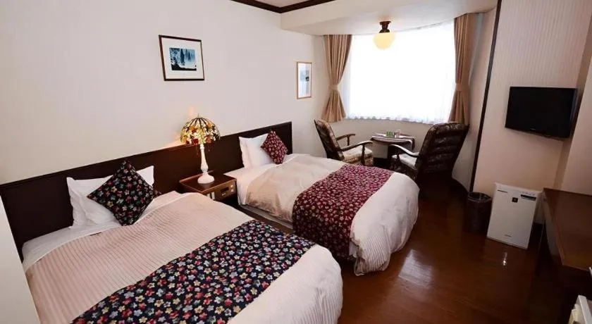 Bed in Otaru Furukawa Hotel