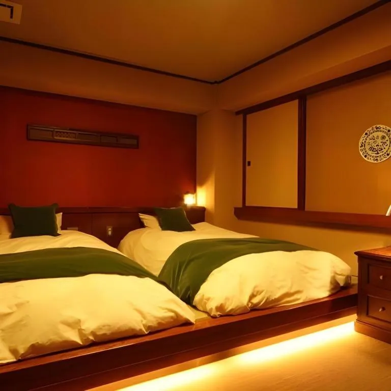 Bed in Otaru Furukawa Hotel