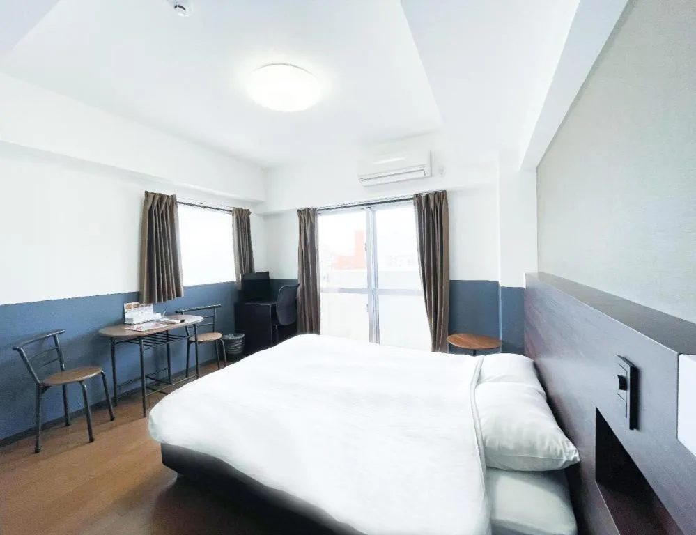 Bed in Villa Coast Nishimachi - Guesthouse in Okinawa