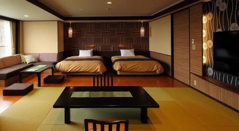 Bed in Hotel Kogure