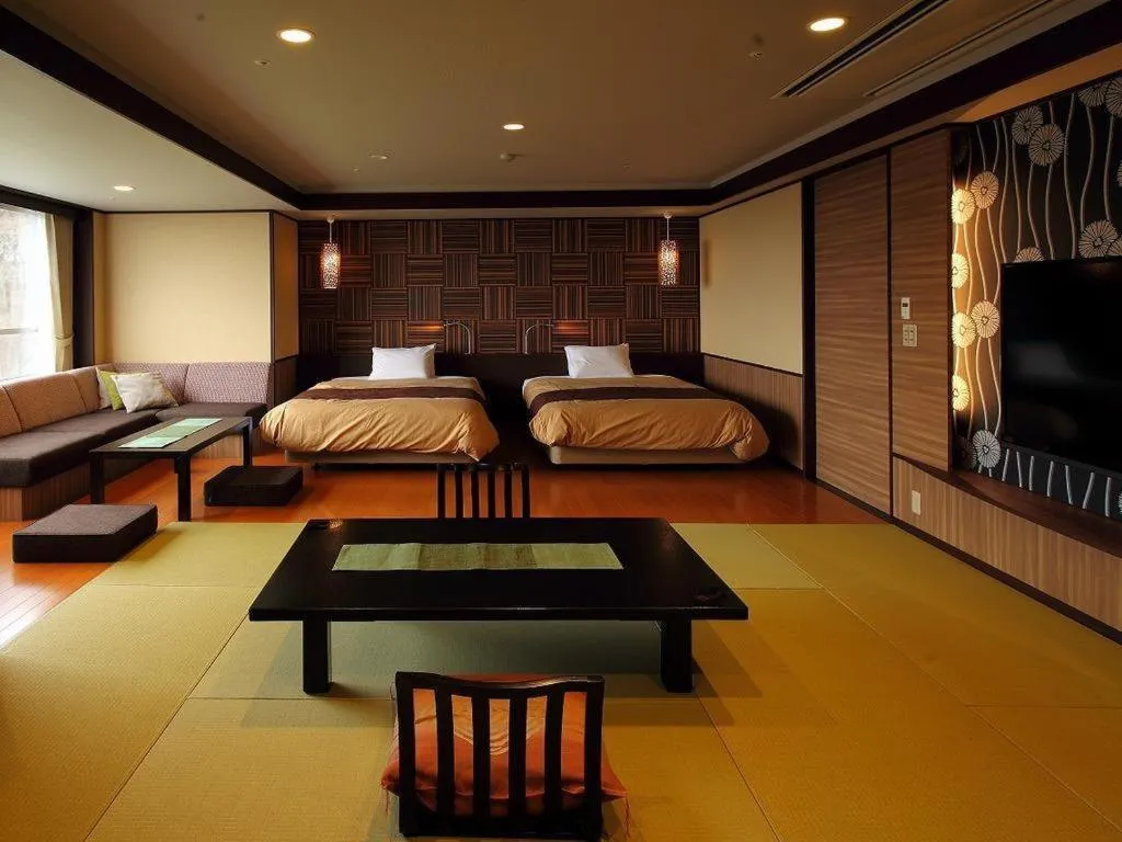 Bed in Hotel Kogure